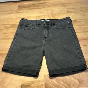Abercrombie & Fitch Light Black Jean Shorts - Size 28